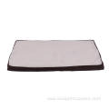Black/brown Long plush wholesale dog bed
